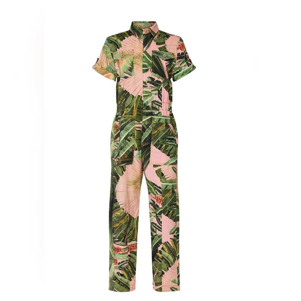 Farm Rio Amazonia Forest Utilitary Jumpsuit, S